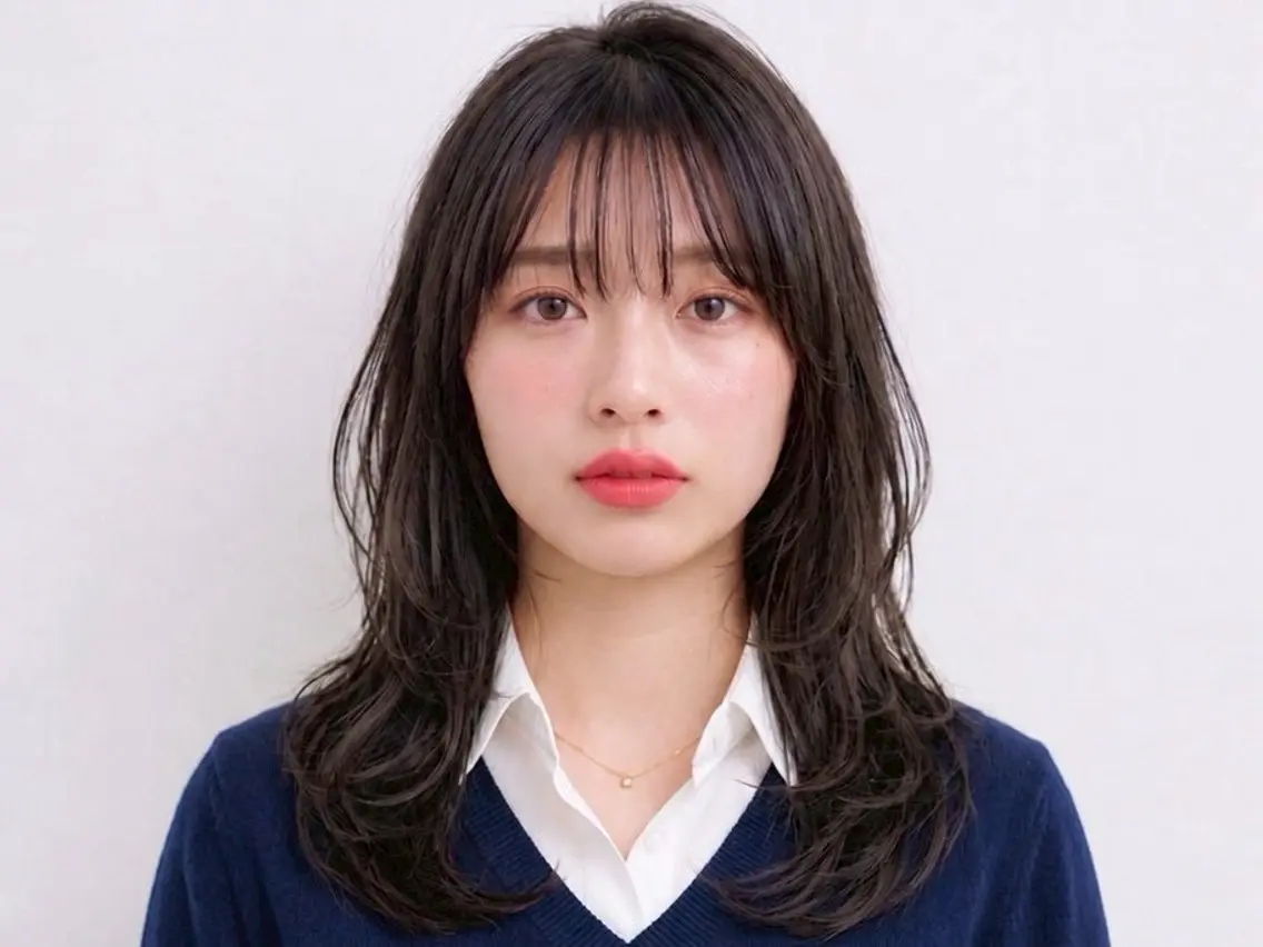 ロング カット ヘアカラー トリートメント 新宿×髪質改善カラー 美髪/艶髪/岩重知弥のヘアスタイル