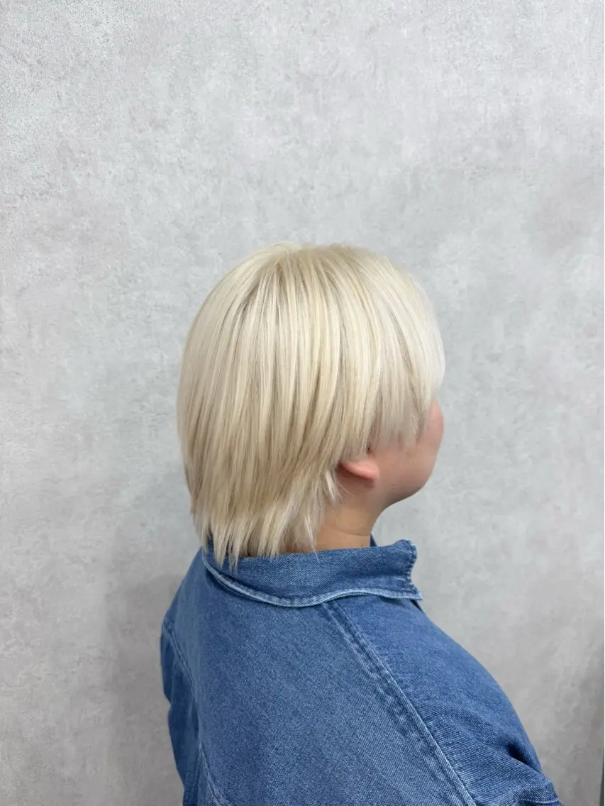カラー ヘアカラー トリートメント UNBLEACH ブリーチカラーのヘアスタイル