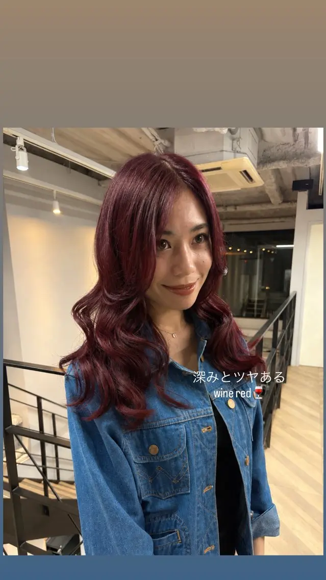 セミロング カラー 石井聖愛/名古屋/ 伏見/カラーモデルのヘアスタイル