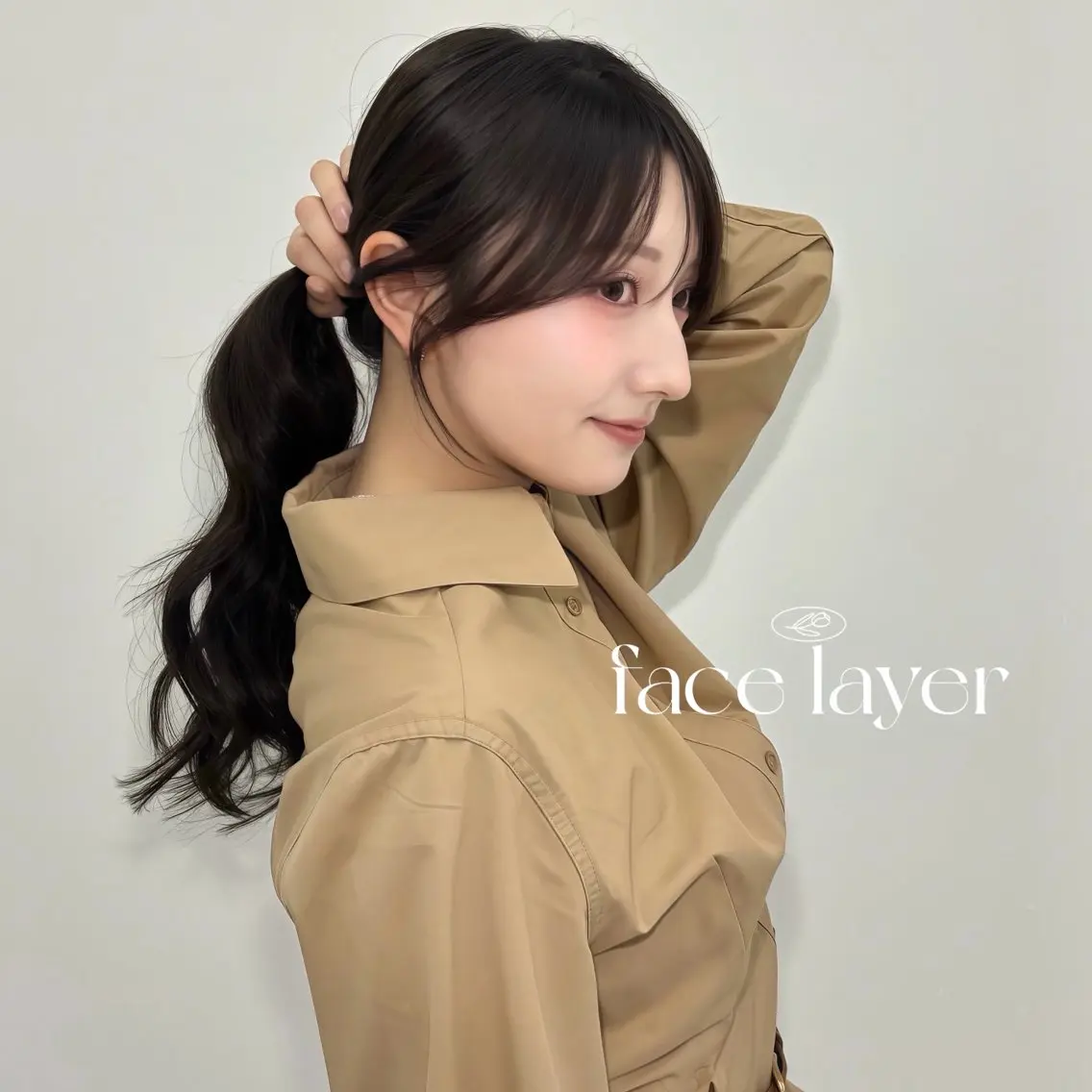 ロング カラー ヘアアレンジ おくれ毛 サイドバング カット ヘアカラー トリートメント 梅田｜上品レイヤー RINAのヘアスタイル