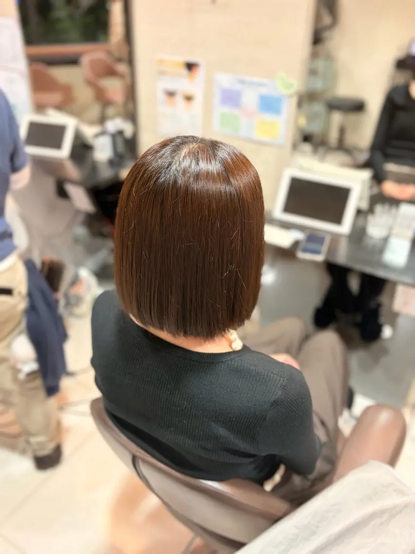 ショート 縮毛矯正 🎀RINKA🎀 カラーモデル募集中のヘアスタイル