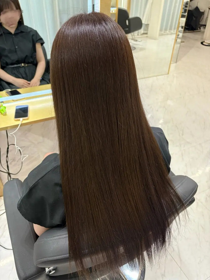 セミロング カラー カット ヘアカラー アイドル🎀かわいい 盛れるヘアメ/meiのヘアスタイル
