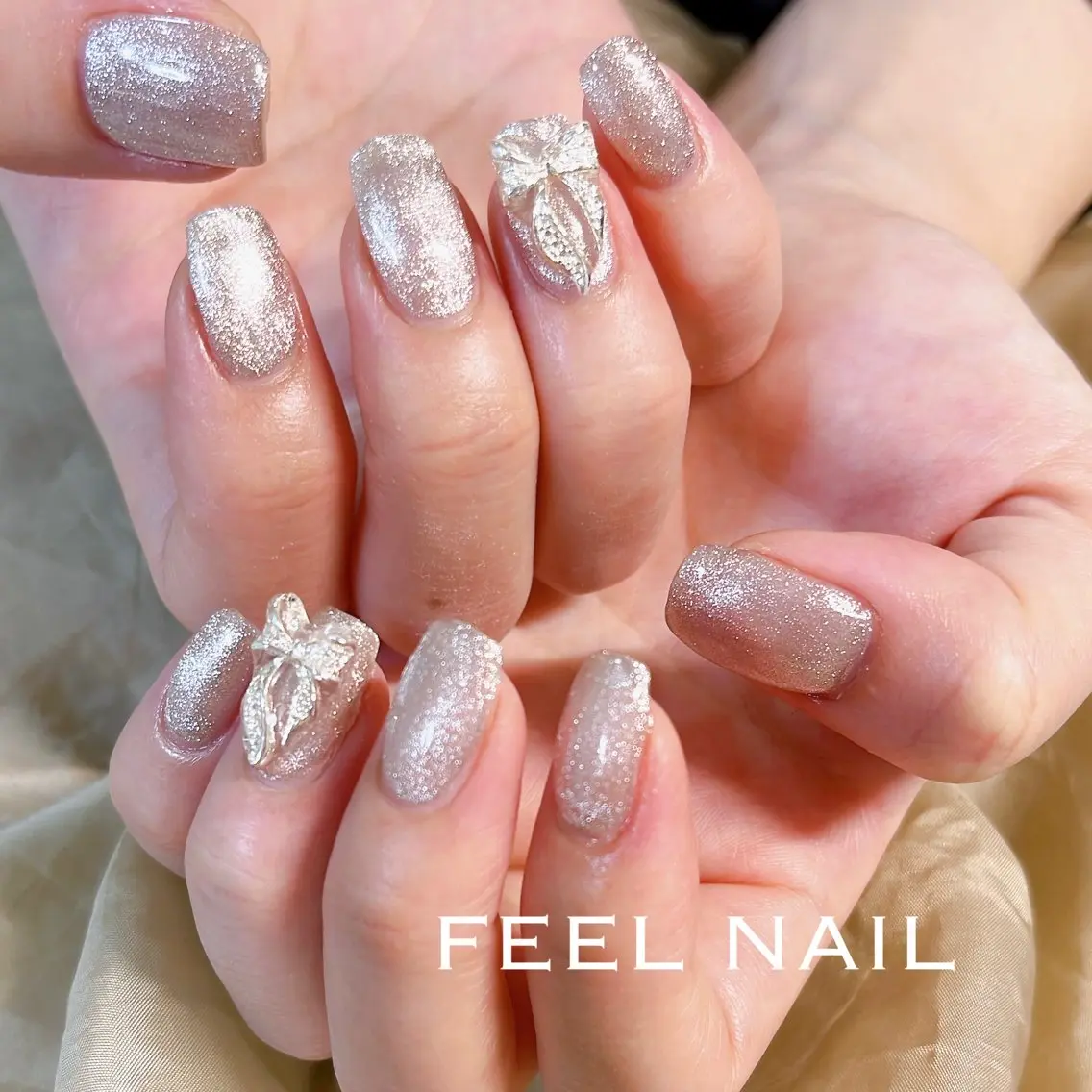 ハンドオフ込み➕大人気マグネットネイル💅🧲の写真