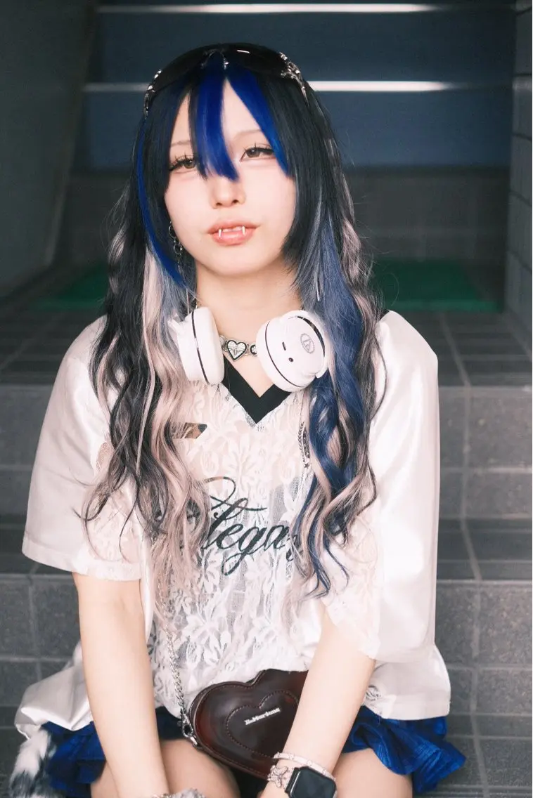 ロング カラー ヘアアレンジ ヘアカラー エクステ 個性爆弾💣 ダブルカラー/ゆかのヘアスタイル