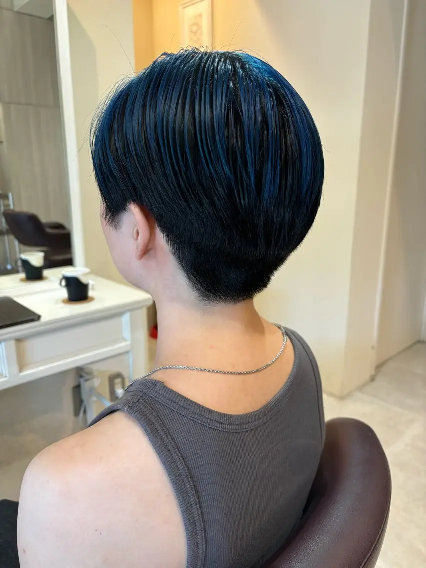 ショート ショートヘア ヘアカラー トリートメント Yuuki🌷名古屋 栄 カラー/ボブのヘアスタイル