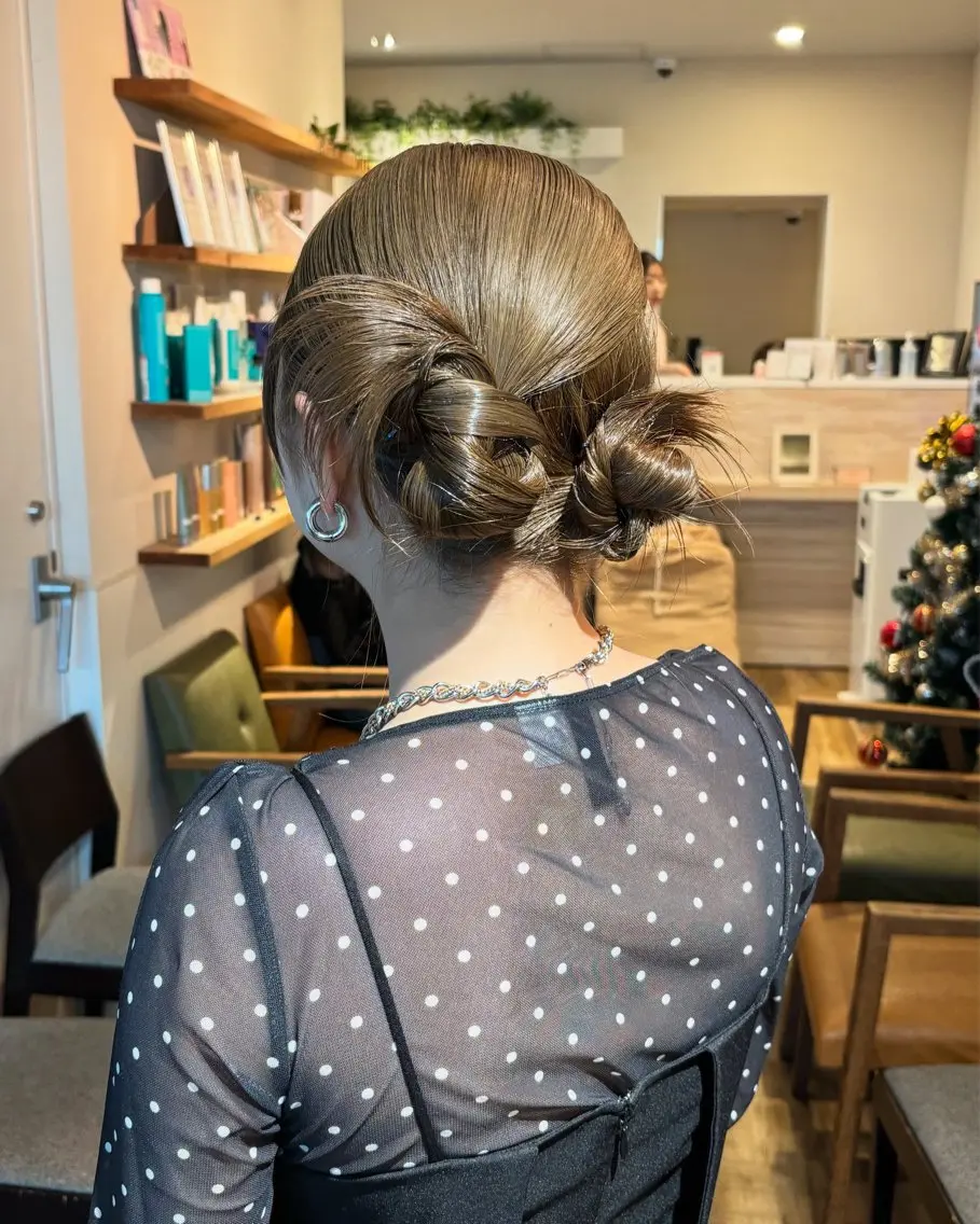 ミディアム ボブ ヘアセット 似合わせカット⌇ヘア セット⌇A i‎🤍のヘアスタイル