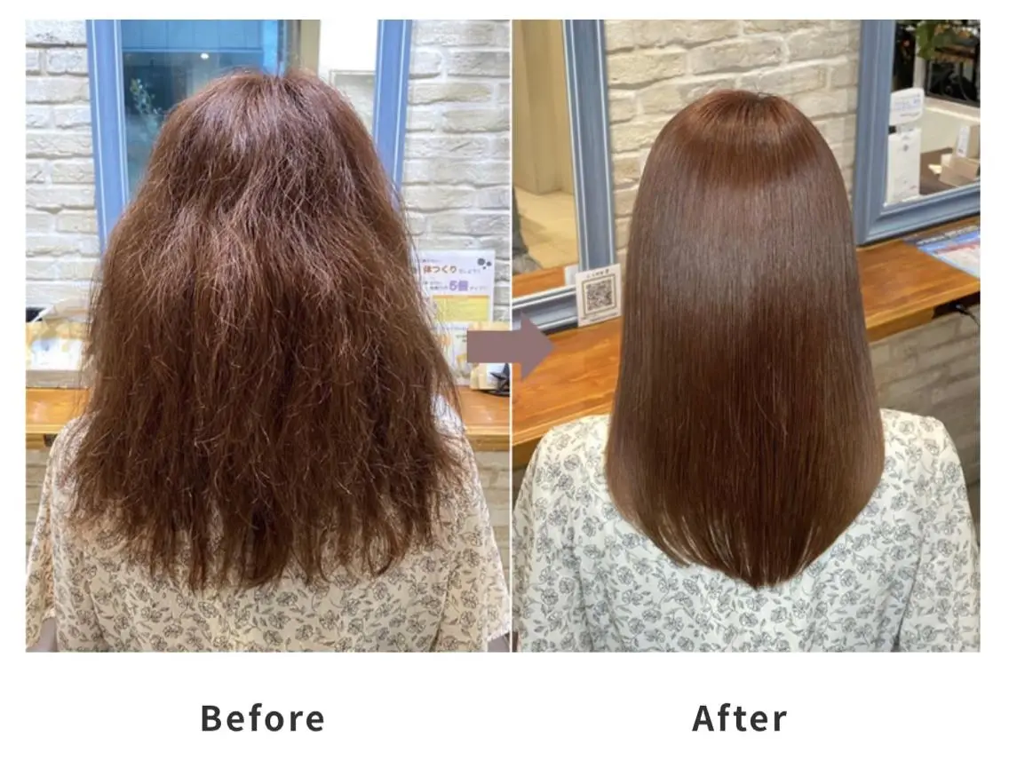 ミディアム 縮毛矯正 縮毛矯正⭐️ TAKAHIROのヘアスタイル