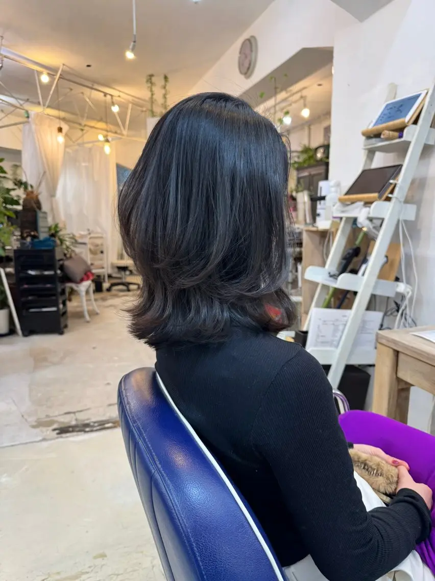 ミディアム 仲田 大記のヘアスタイル