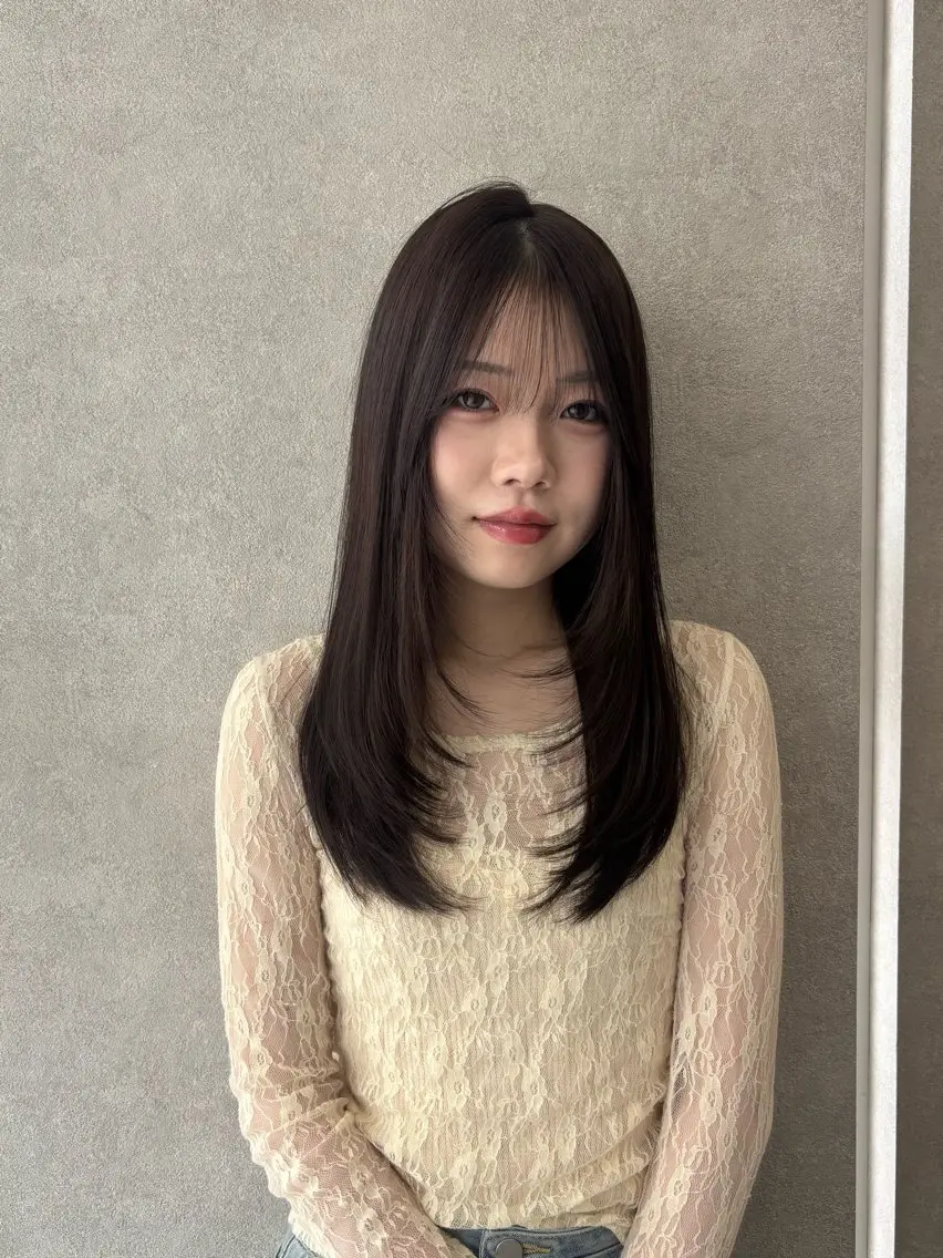 ロング 🩶透明感カラー🩶 ミズキのヘアスタイル