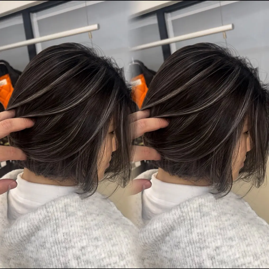 ミディアム カラー ハイライトカラー ハイライト カット ヘアカラー トリートメント 大智/ハイライト バレイヤージュのヘアスタイル