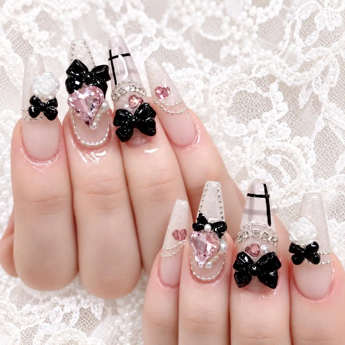 ネイル 韓国ネイル マグネットネイル 持ち込み ハンドネイル RINA Nailのネイルデザイン