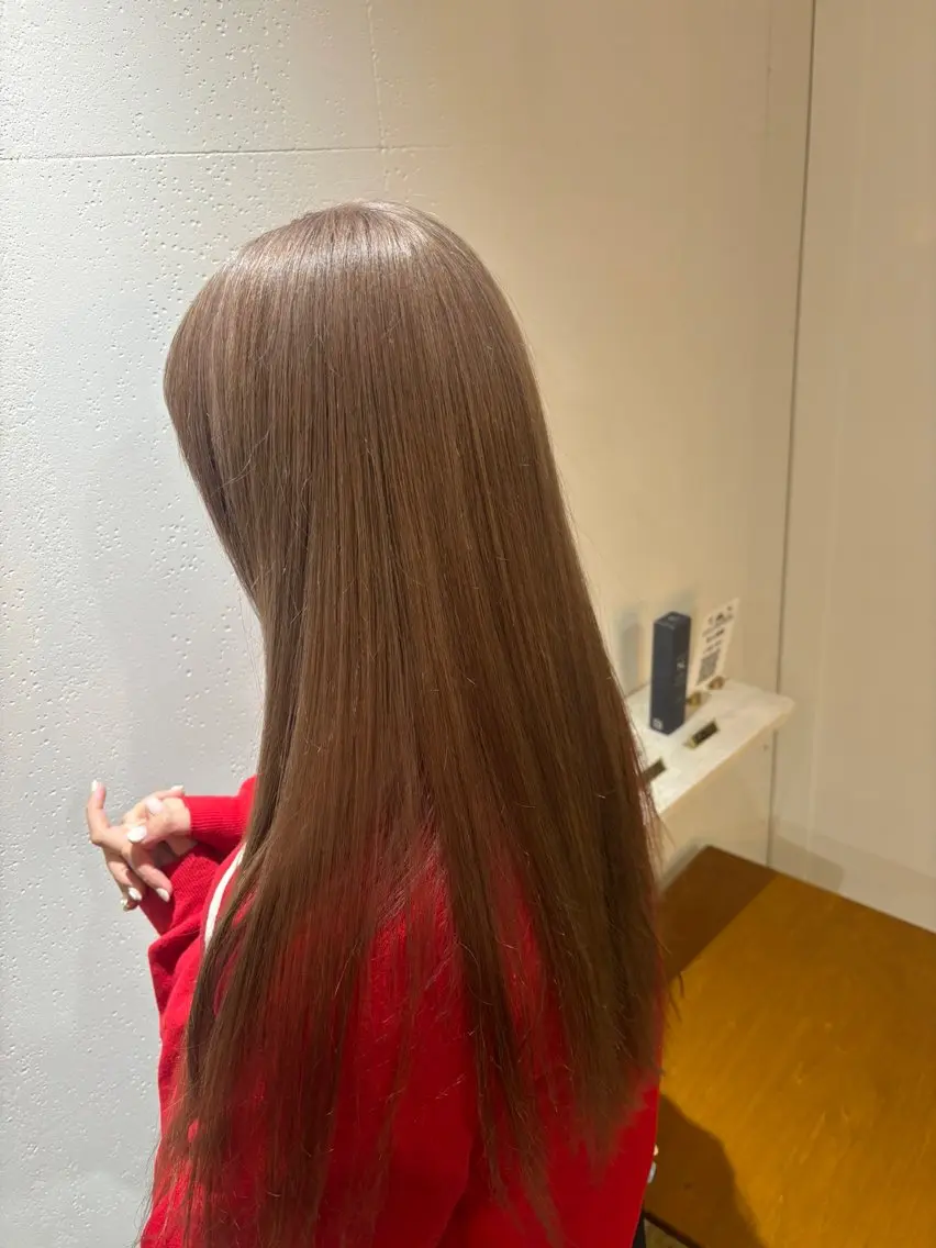 《⭐️前回ブリーチした方限定⭐️》リタッチダブルカラー+3stepトリートメント🌏✨の写真