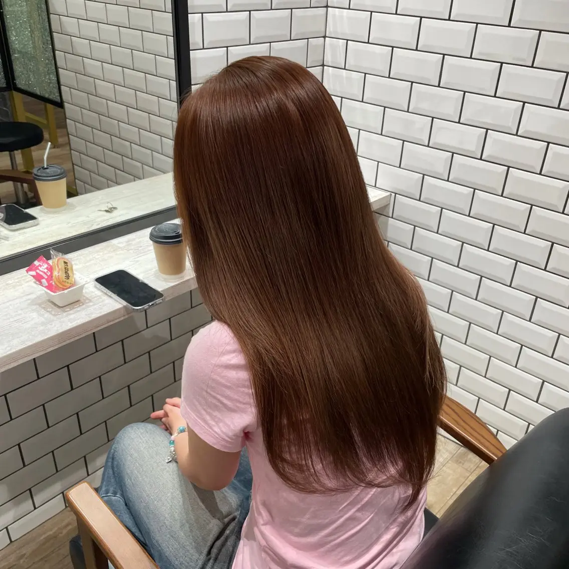 ロング カラー ブラウンカラー ショコラブラウン 透明感カラー ヘアカラー ❄️透明感カラー/ 髪質改善❄️WAOのヘアスタイル