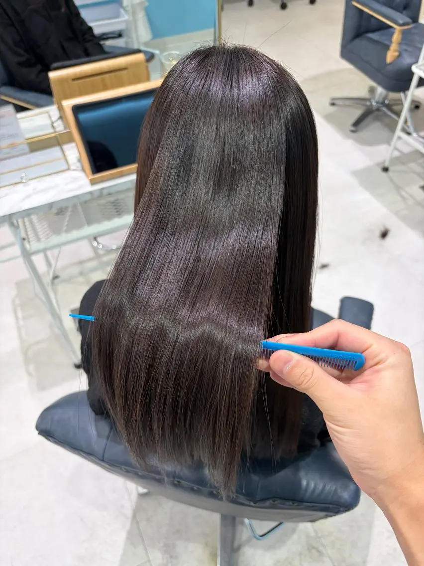 ロング 髪質改善 レイヤー/髪質改善 aobaのヘアスタイル
