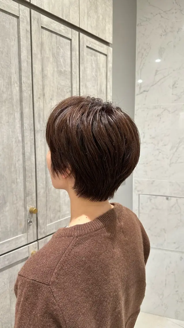 【ショート】レディースカット🕊️＋Aujuaトリートメント🌷の写真