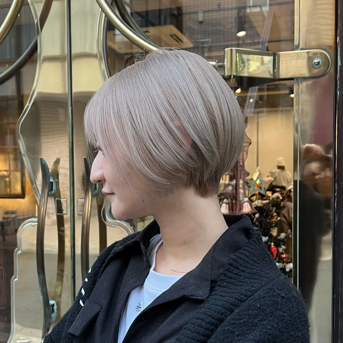 ショート カラー カット ヘアカラー トリートメント 赤みゼロ/透明感 カラー🌿KANTAのヘアスタイル
