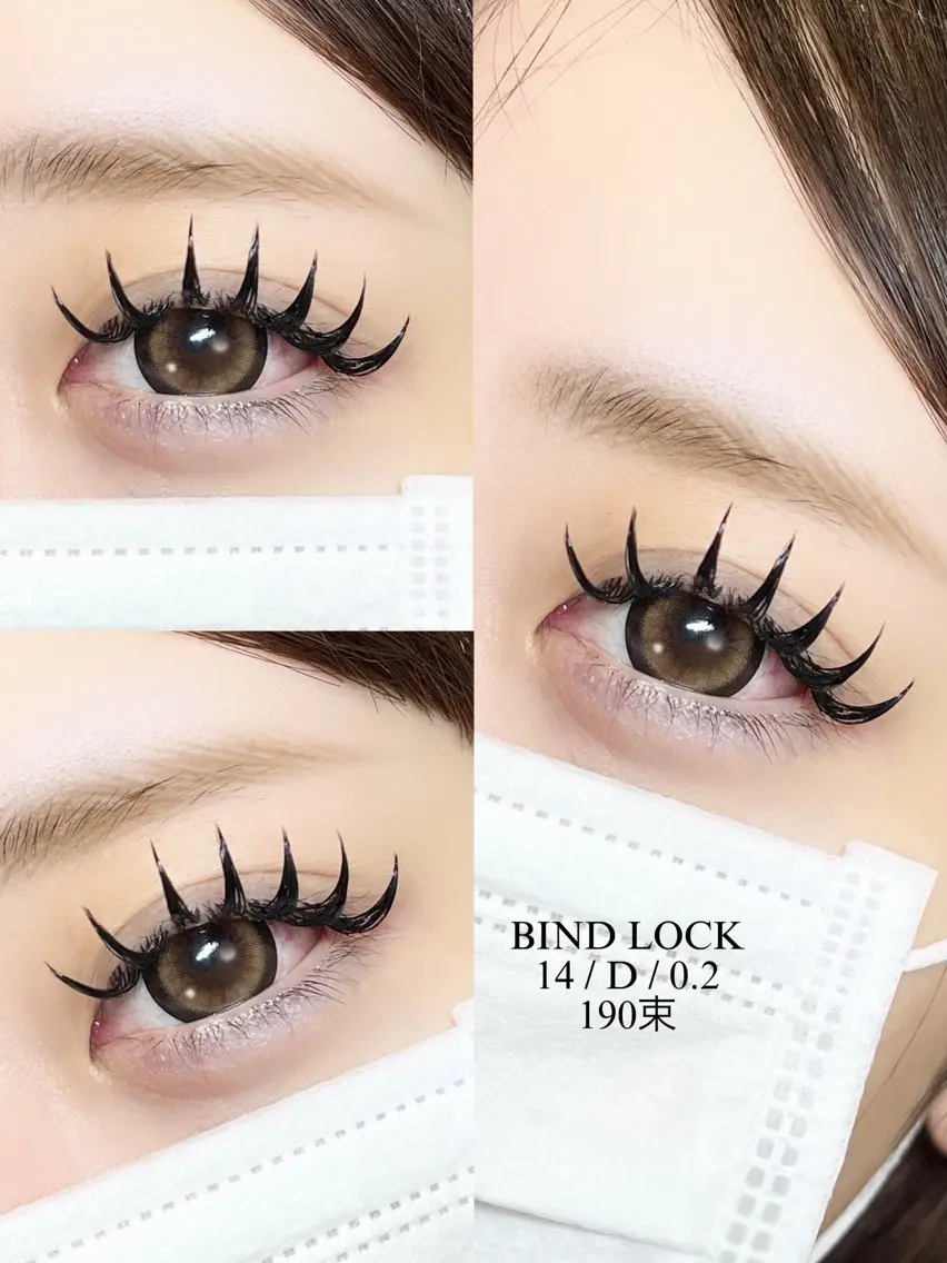【BIND LOCK】140束/シングルエクステ200本以上のボリューム感🪄オフアリ🆗（+500円）の写真