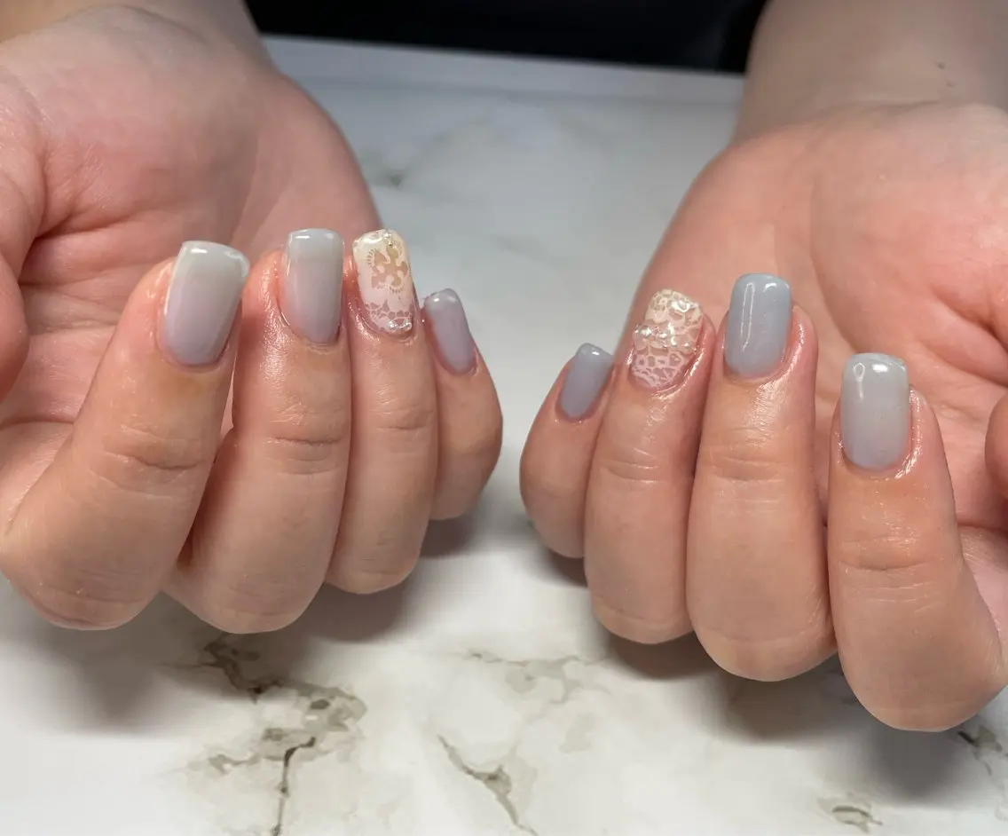 ネイル レース nail salon シェリコのネイルデザイン