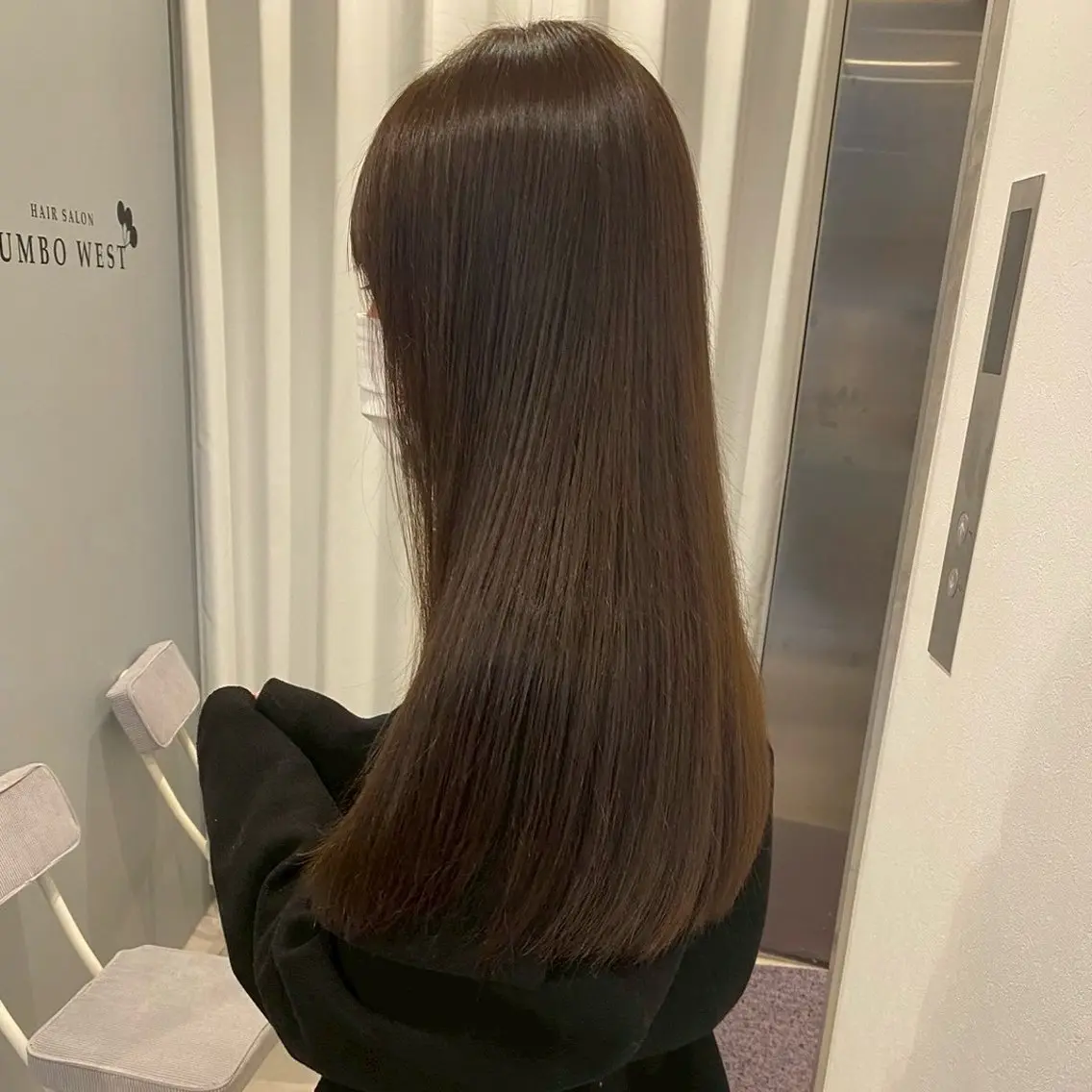 ロング カラー カット ヘアカラー トリートメント ブリーチなし 暖色カラー/井上あいのヘアスタイル