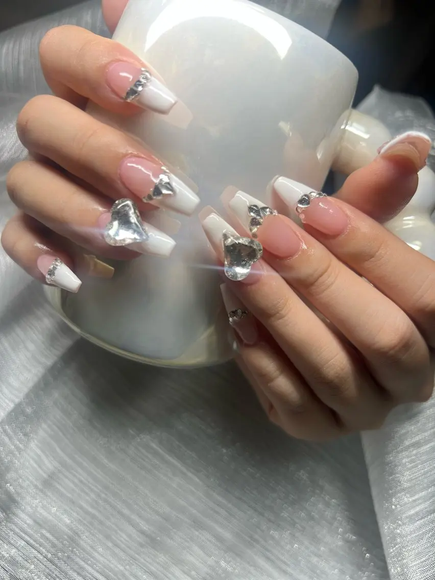 ネイル 長さ出し キラキラネイル マグネットネイル ミラーネイル ニュアンスネイル Lee Nails チップ長さだし専門店のネイルデザイン