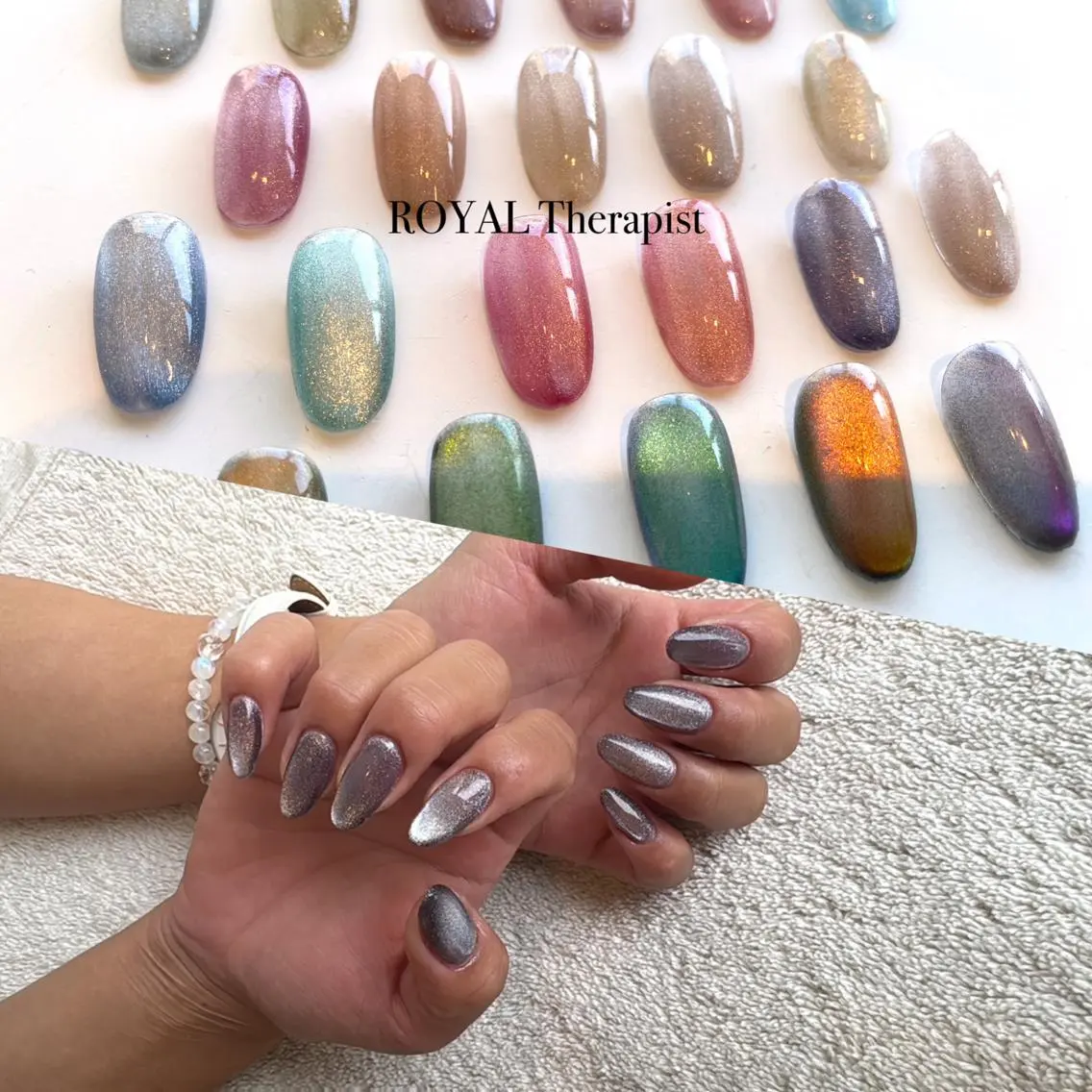 【当日限定】《hand/オフなし》42色マグネット➕人気の丁寧ケア込み　💅ベースは自爪に優しいパラジェル使用の写真