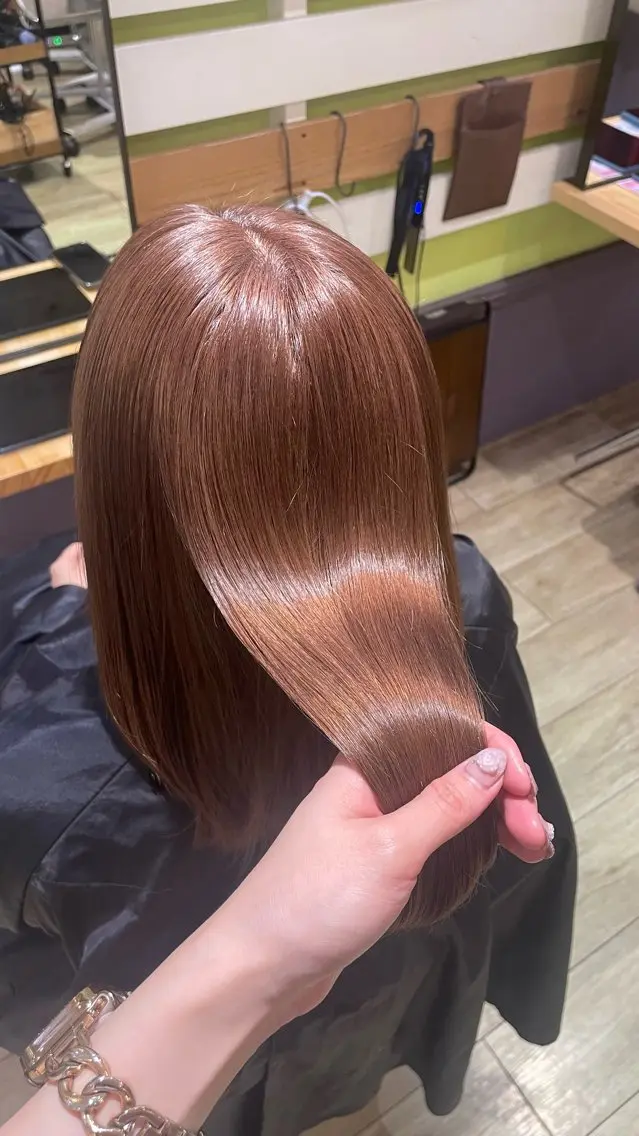 ロング ヘアカラー RIO🎀/ガーリー /カラーモデル募集のヘアスタイル