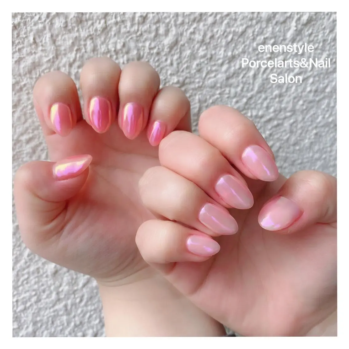 ミディアム ネイル ハンドネイル 🐾enen style 🐾のネイルデザイン