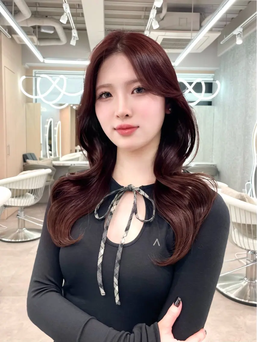 セミロング カラー ヘアアレンジ ベージュカラー ブリーチ 透明感カラー ダブルカラー ヘーゼル カット ヘアカラー トリートメント ヘアセット 縮毛矯正ブリーチなし 🍒❤ゆうきのヘアスタイル