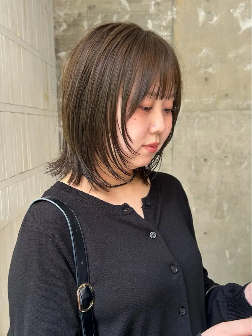 ミディアム カット ヘアカラー トリートメント [Eurica] muaのヘアスタイル