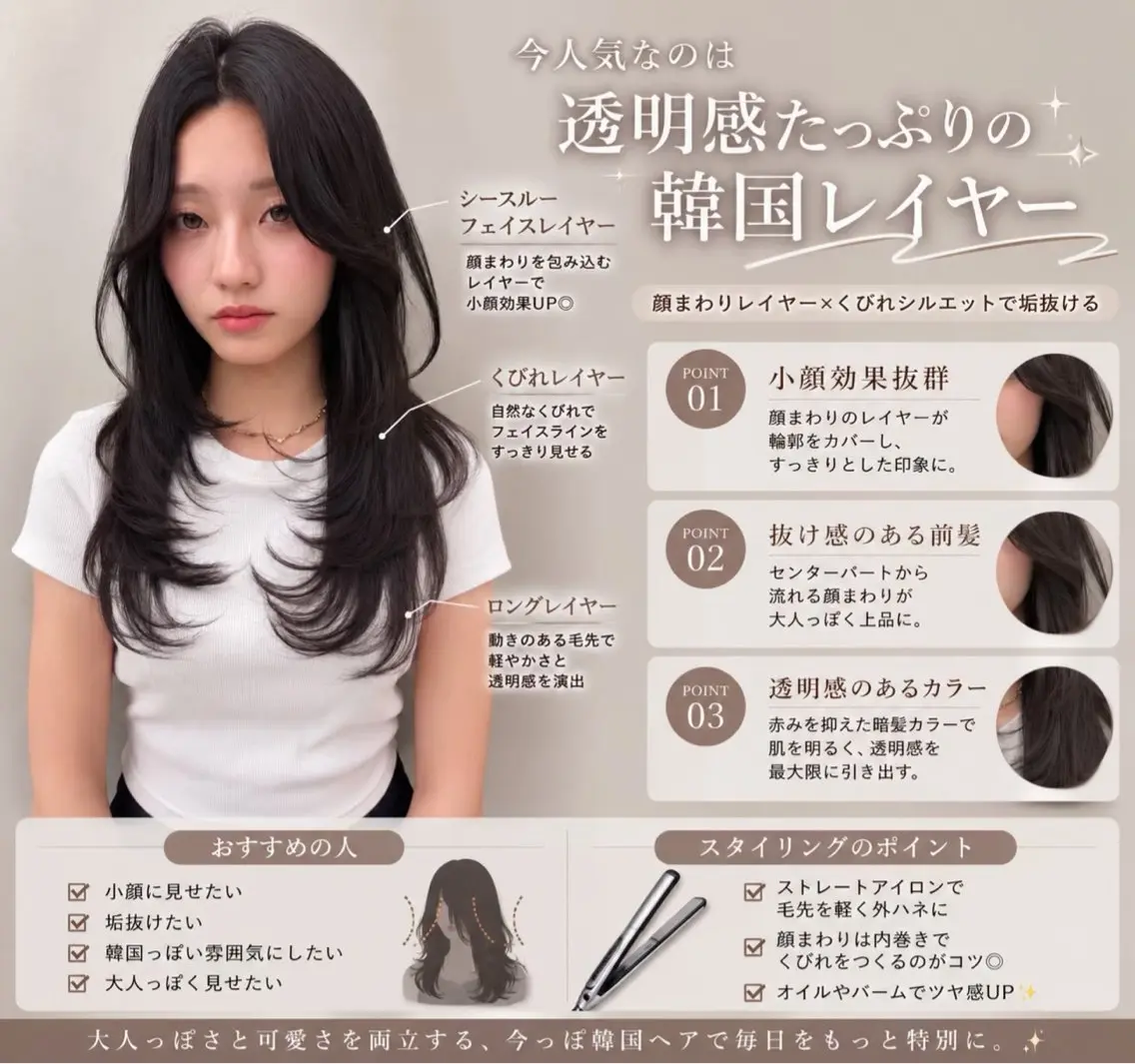 ロング カット ヘアカラー トリートメント ✨縮毛矯正✨レイヤー ホウダカズヒロのヘアスタイル
