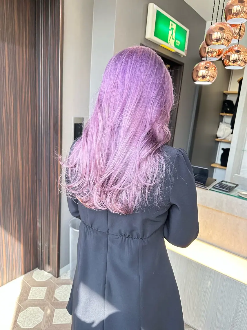 ミディアム カラー ヘアカラー トリートメント jill by gisel＿のヘアスタイル