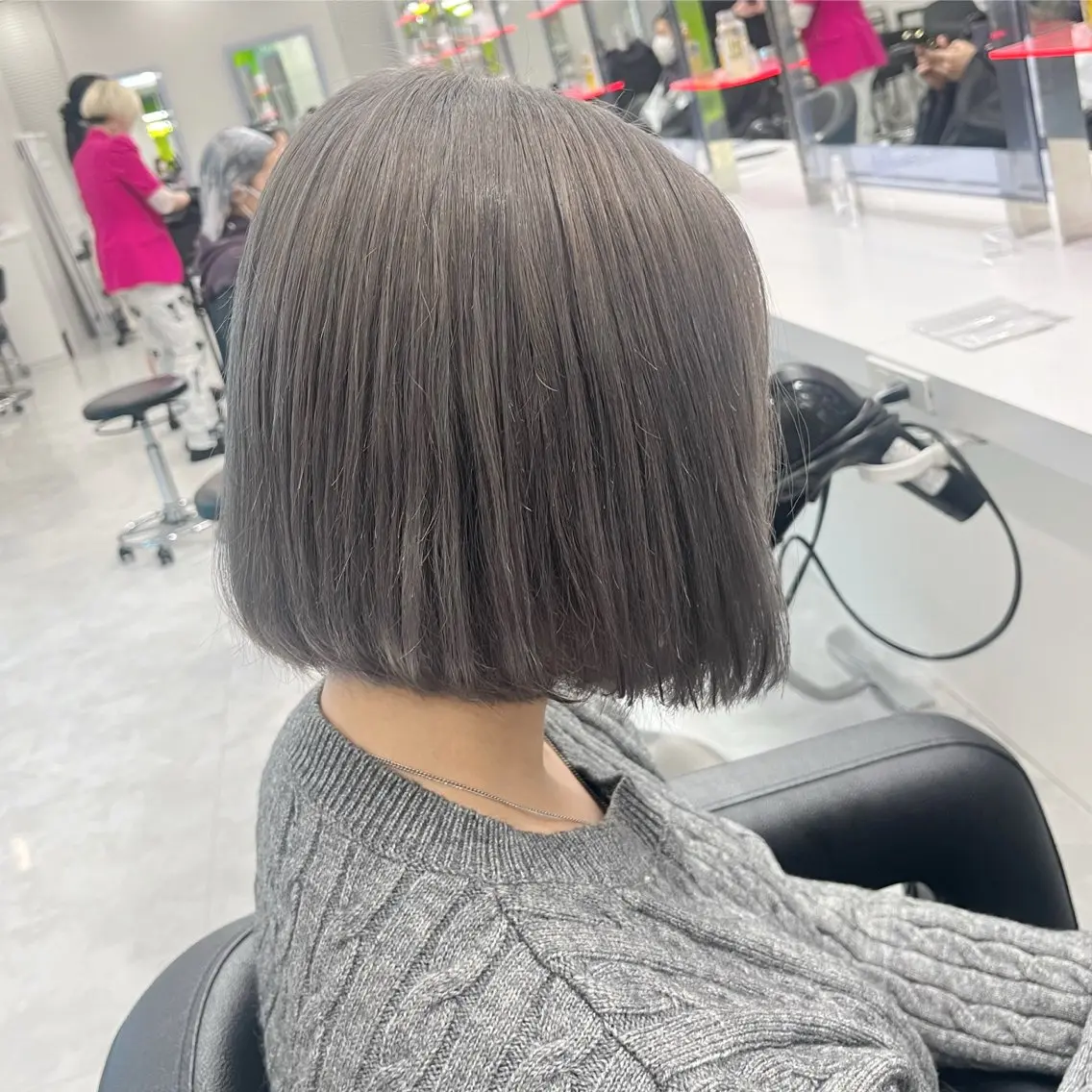 カラー ヘアカラー トリートメント 似合わせ💗骨格矯正 💗透明感カラー💗のヘアスタイル