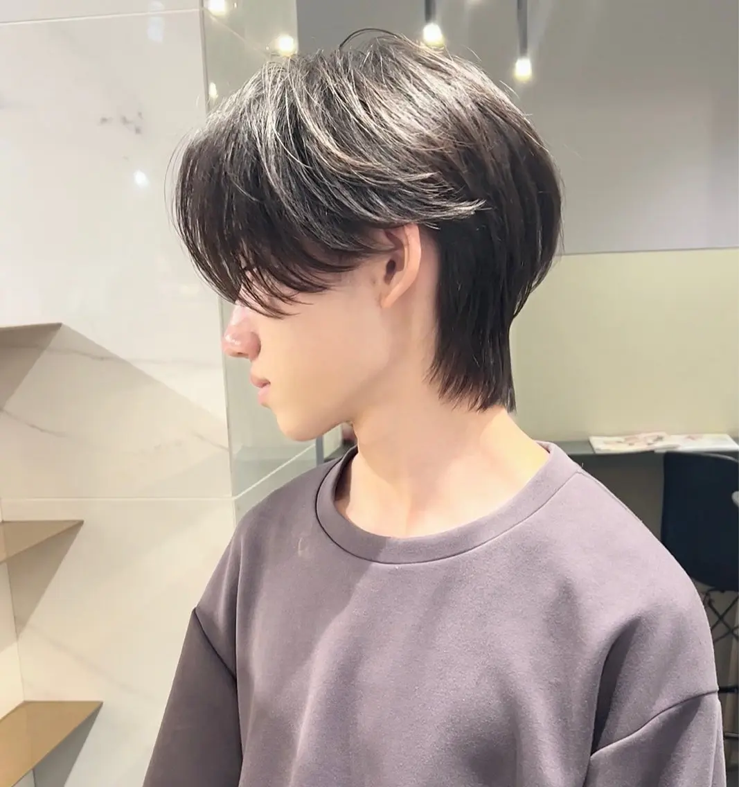 ミディアム メンズ ALLYS 中島史優のヘアスタイル