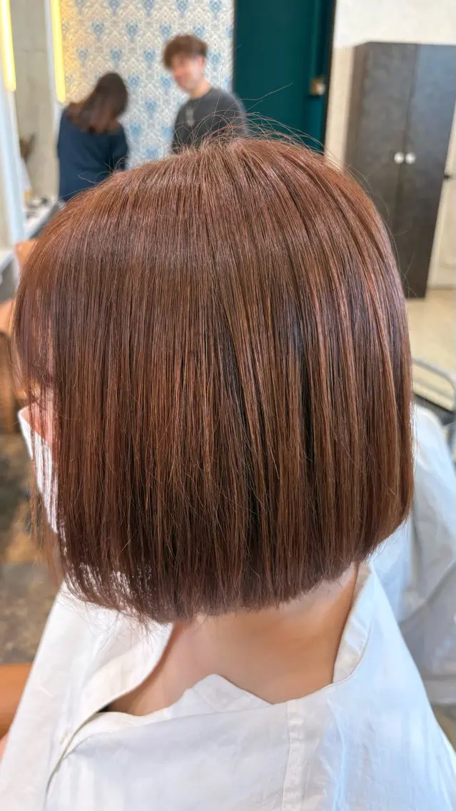 カラー ブリーチ ブラウンカラー キャラメルブラウン ヘアカラー 🫧美髪&髪質改善 𝔼𝕀𝕄𝕀🫧のヘアスタイル