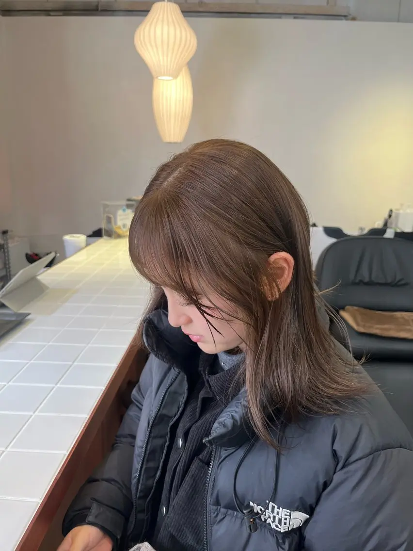 ミディアム カラー Sanaダブルカラー ✨️パルコ徒歩1分のヘアスタイル