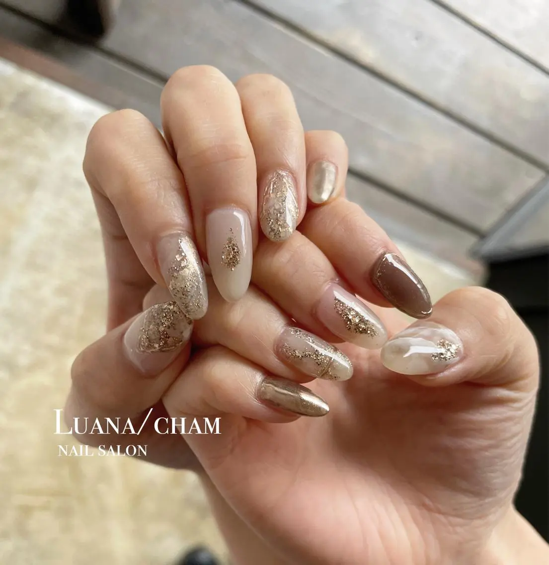 ロング ネイル ハンドネイル nail salon neigeのネイルデザイン