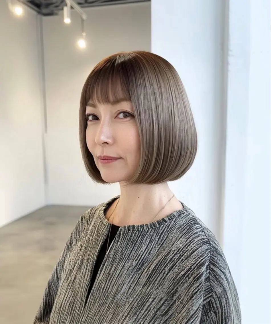 カラー ヘアカラー グレーカラー/渋谷 /macoのヘアスタイル