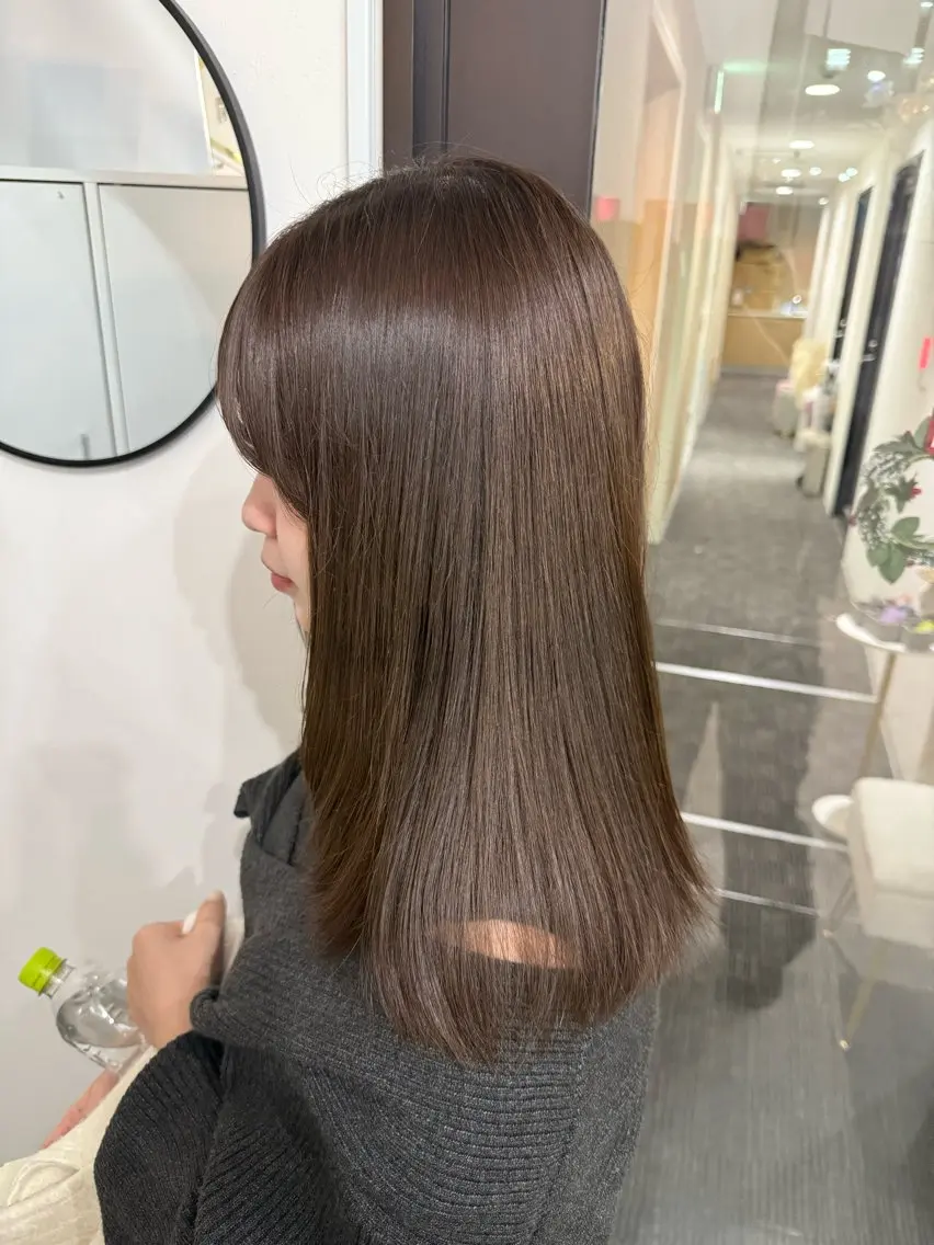 セミロング MAHO/透明感カラ ー/髪質改善🍒のヘアスタイル