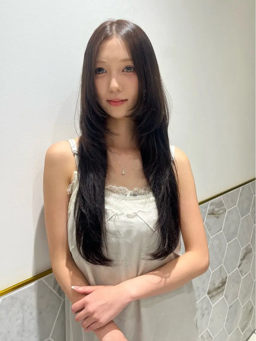 【レディースロング、ボブ限定】【クイックスパ付き】カットカラー+2ステップトリーメント🫧🎀の写真