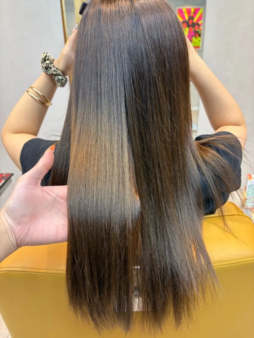 パーマ ストレートパーマ 本村 結咲のヘアスタイル