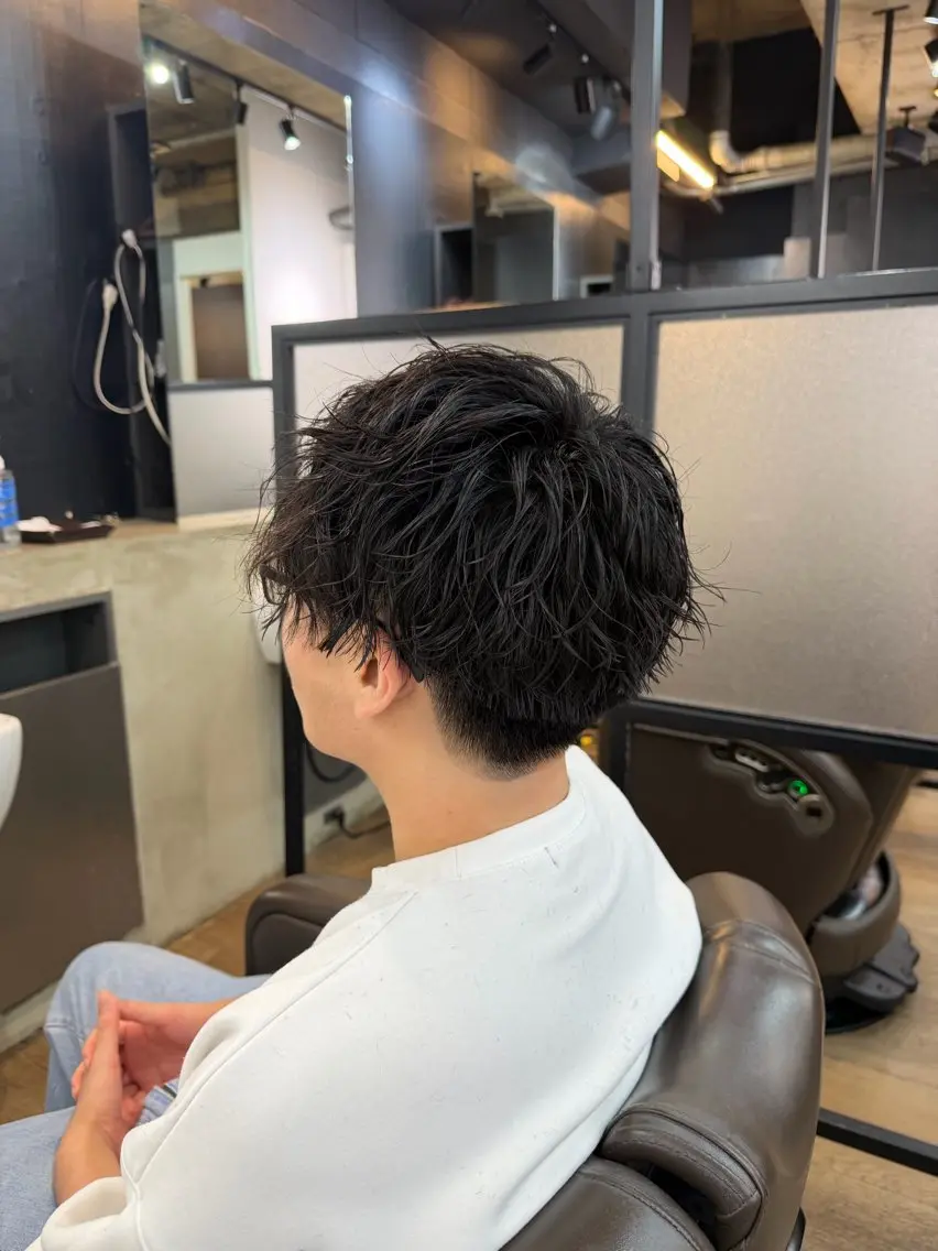 パーマ メンズ カット パーマ 小林 にこのヘアスタイル