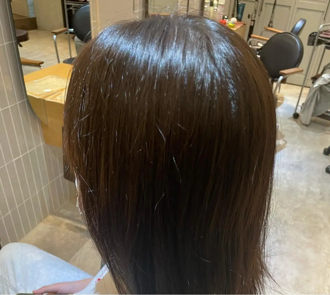 ミディアム 複雑履歴に対応ブリー チ無しダブルカラーのヘアスタイル