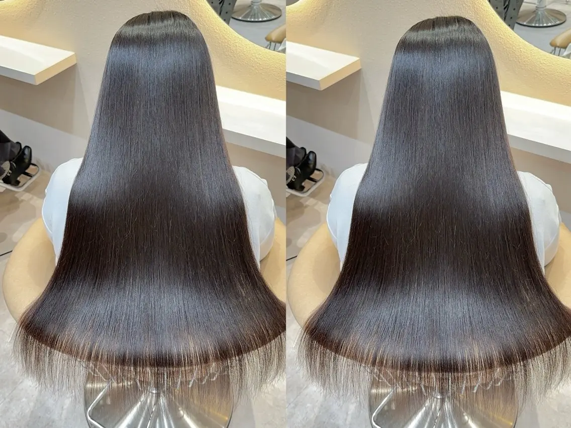 ロング パーマ カット ヘアカラー トリートメント 縮毛矯正✨🫧 レイヤー川村利幸のヘアスタイル