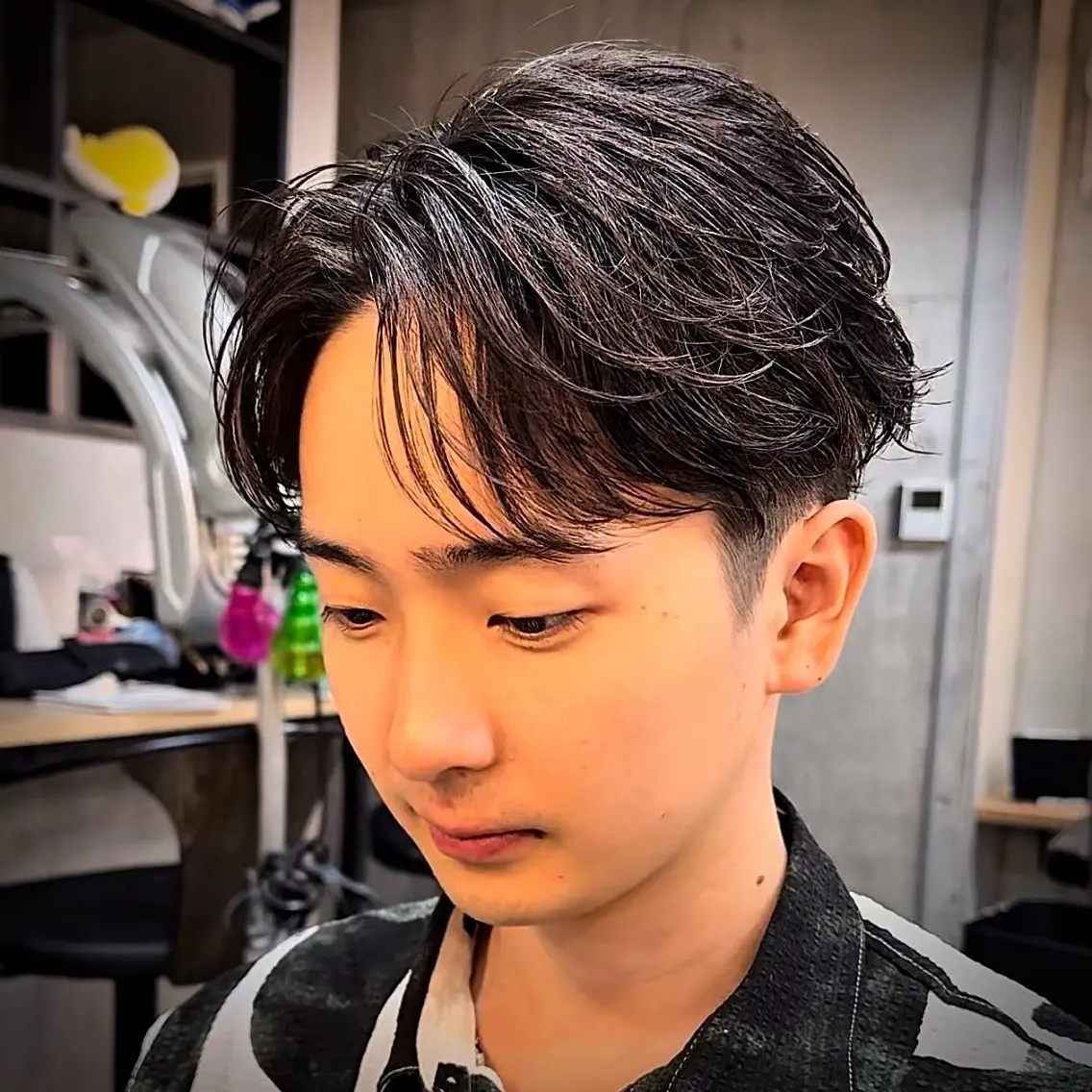 【メンズ限定🚹口コミ掲載‼️】カット+ニュアンスパーマorフェザーパーマの写真