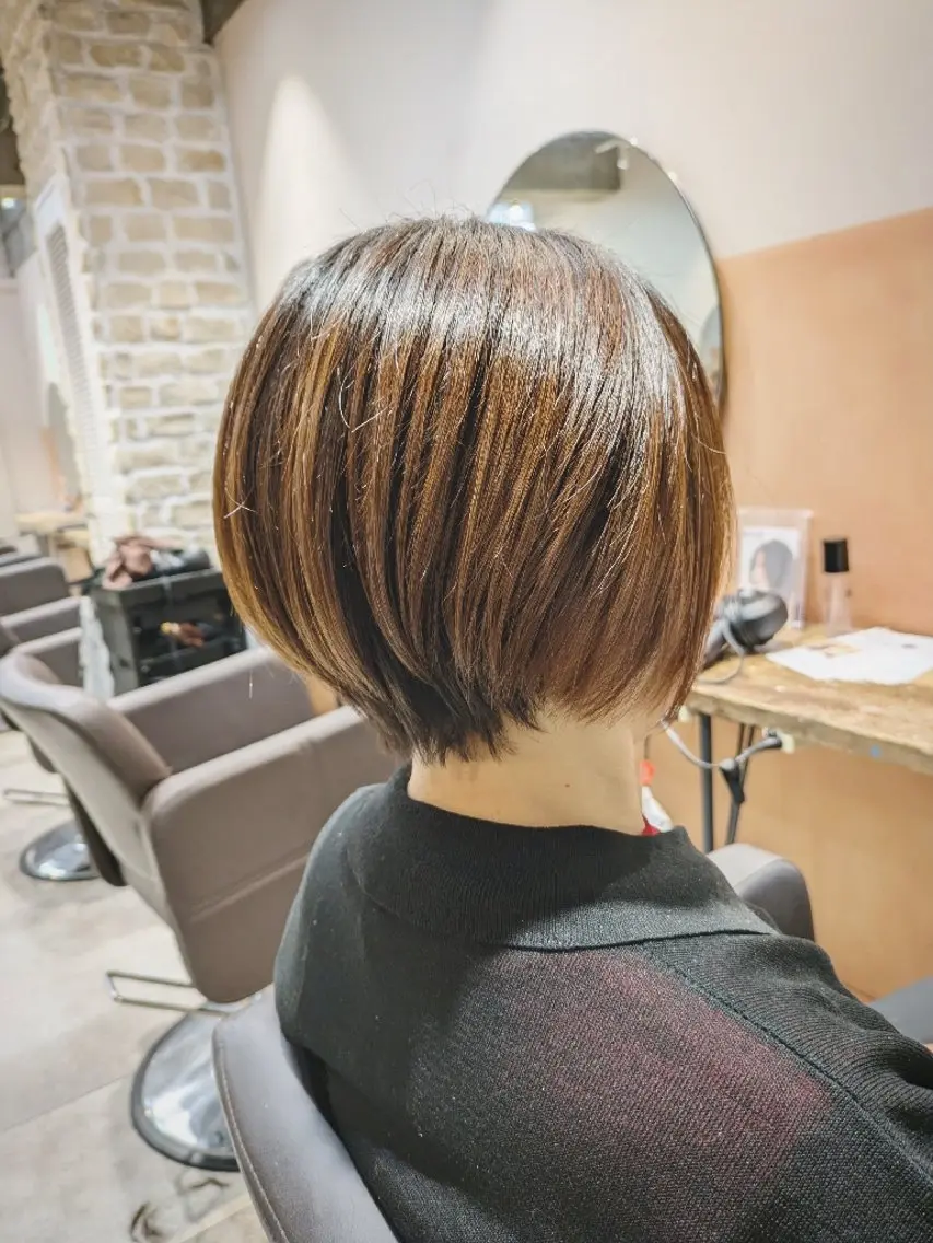 ショート ミセス ショートヘア 髪質改善/メンズヘア TAKAHIROのヘアスタイル