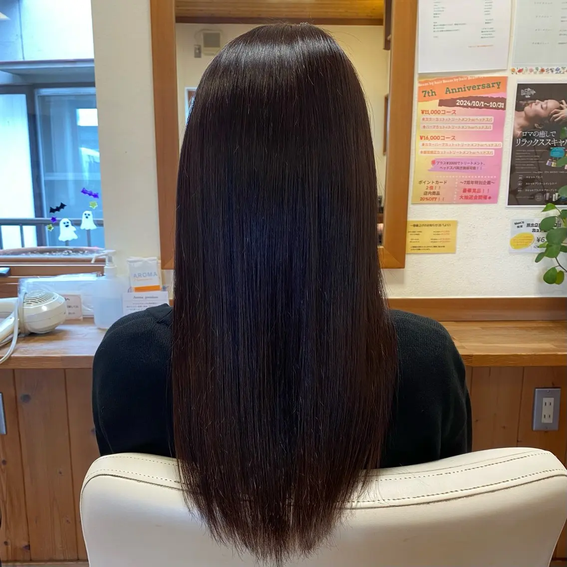 カット+白髪染め🩷の写真