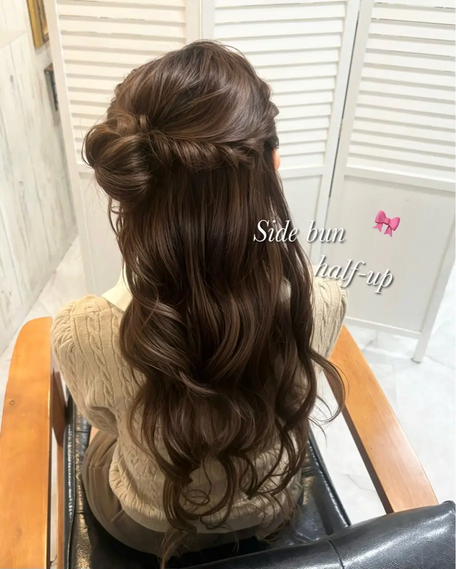 ロング ヘアセット 大阪ヘアセット🎀 Honokaのヘアスタイル