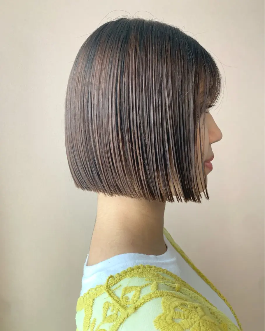 ショート ボブ カット トリートメント hubhair レイヤー/透明感のヘアスタイル