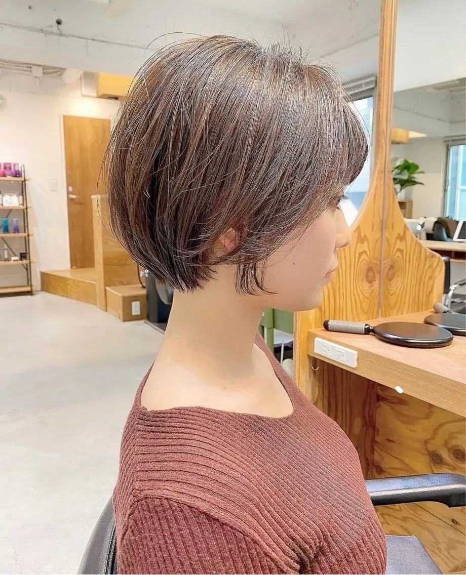 ショート ボブ ショートヘア カット トリートメント 👑ボブはお任せ ミヤノ👑のヘアスタイル