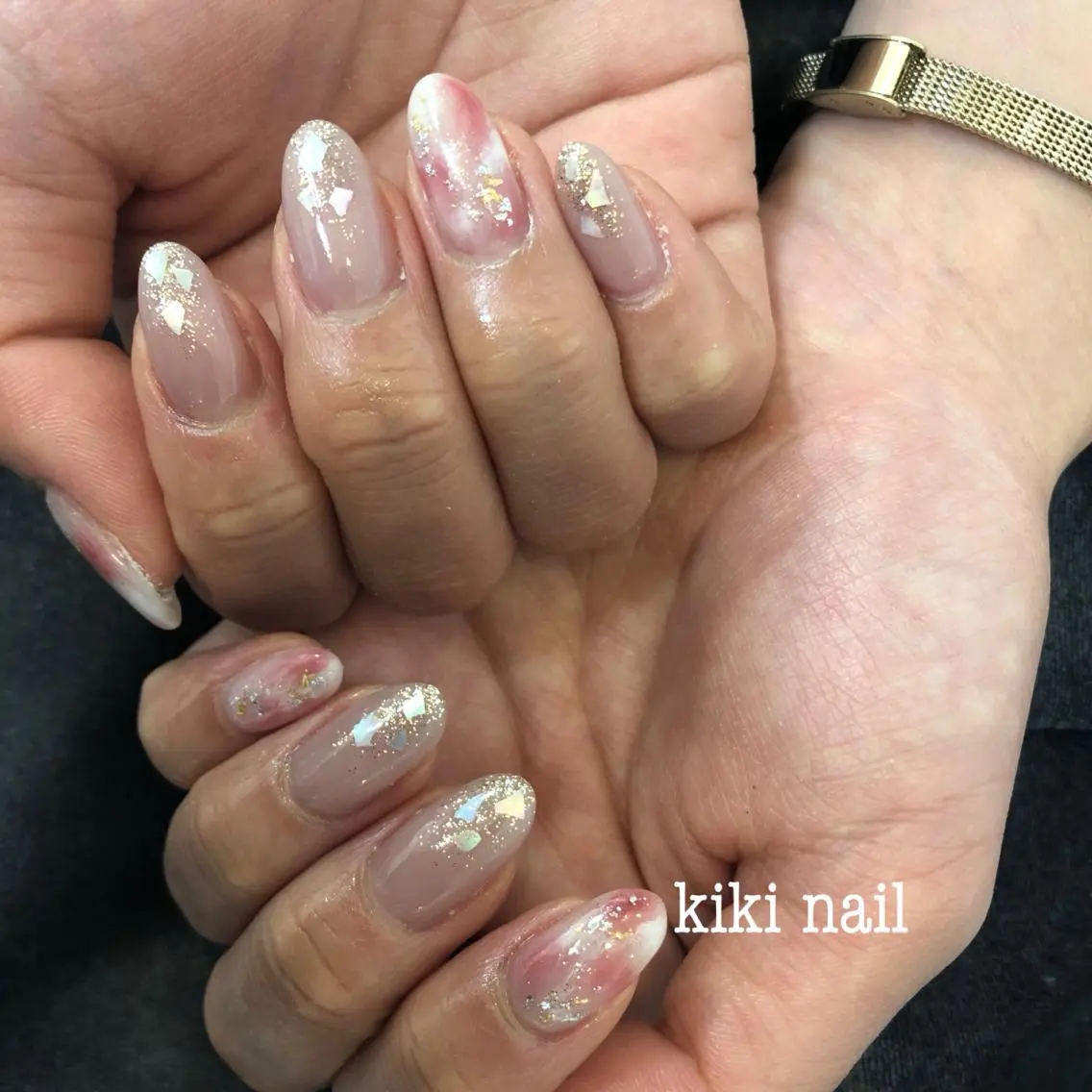 ネイル ニュアンスネイル kiki nail &brow二子玉川のネイルデザイン